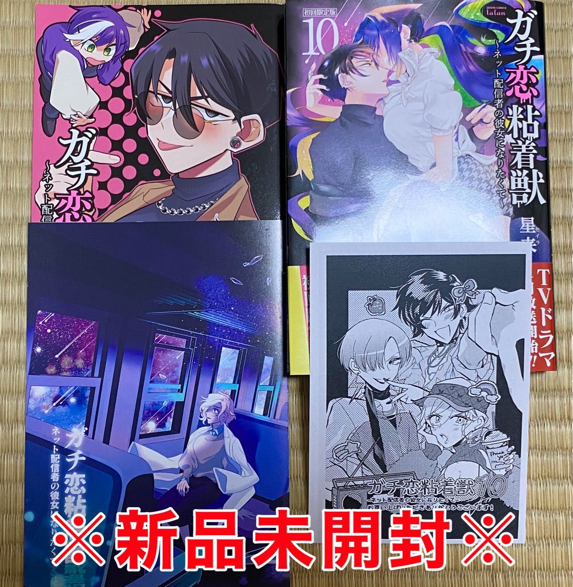 ガチ恋粘着獣 10巻【新品未開封】初回限定版/アニメイト特典付/小冊子/ペーパー②