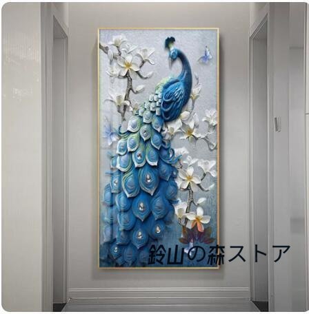 新入荷 リビングルーム装飾画 玄関装飾画 現代 ソファの背景装飾画◆40*80cm_画像2