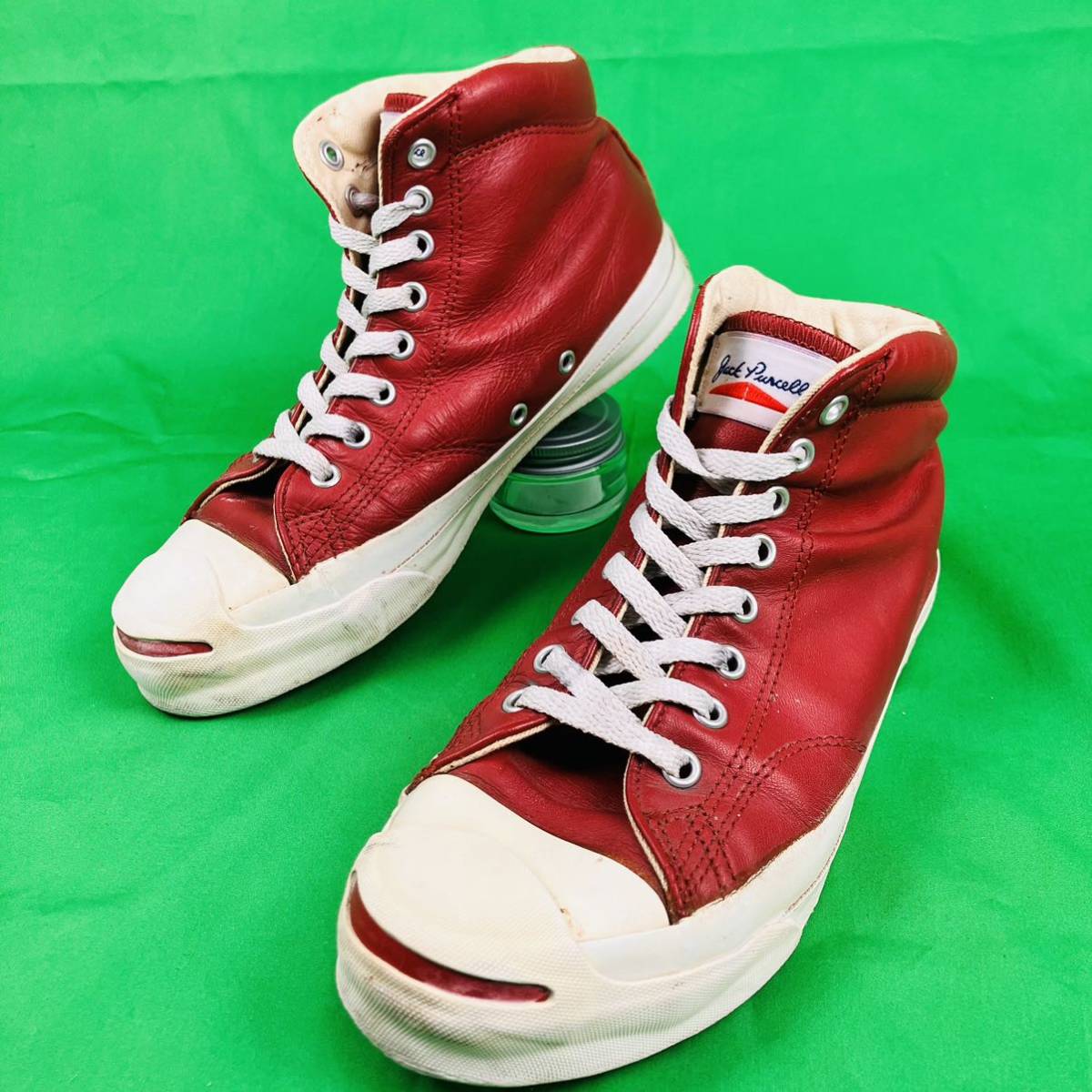 国内外の人気！ 約25cm CONVERSE 90s USA製 即決 ☆希少☆ JACK