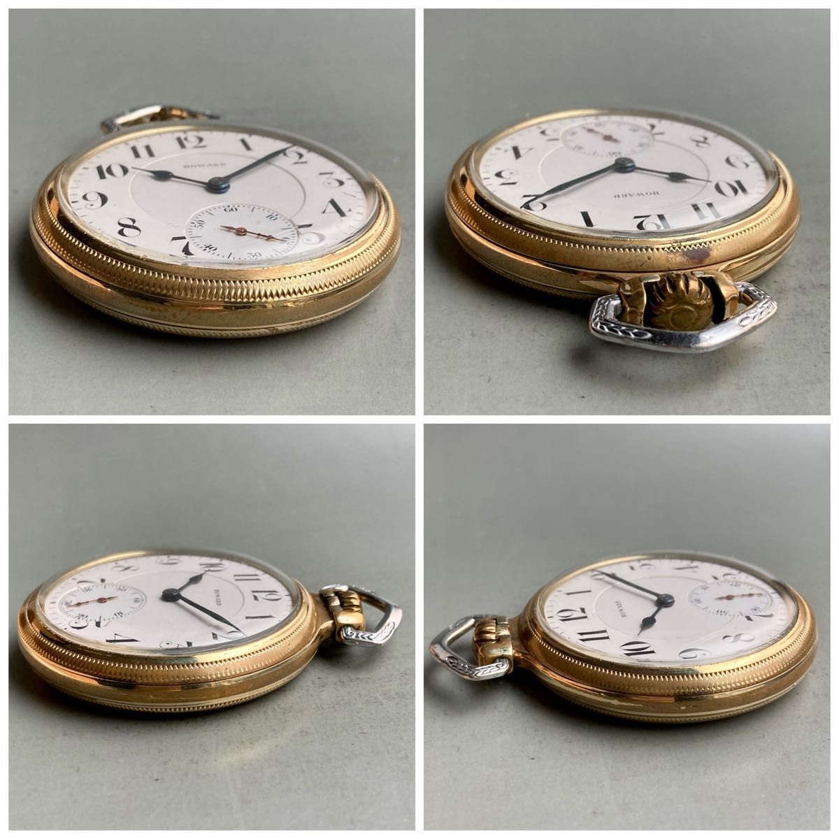 安い最新品 Howard - ハワード アンティーク 懐中時計 1910年代 手巻き