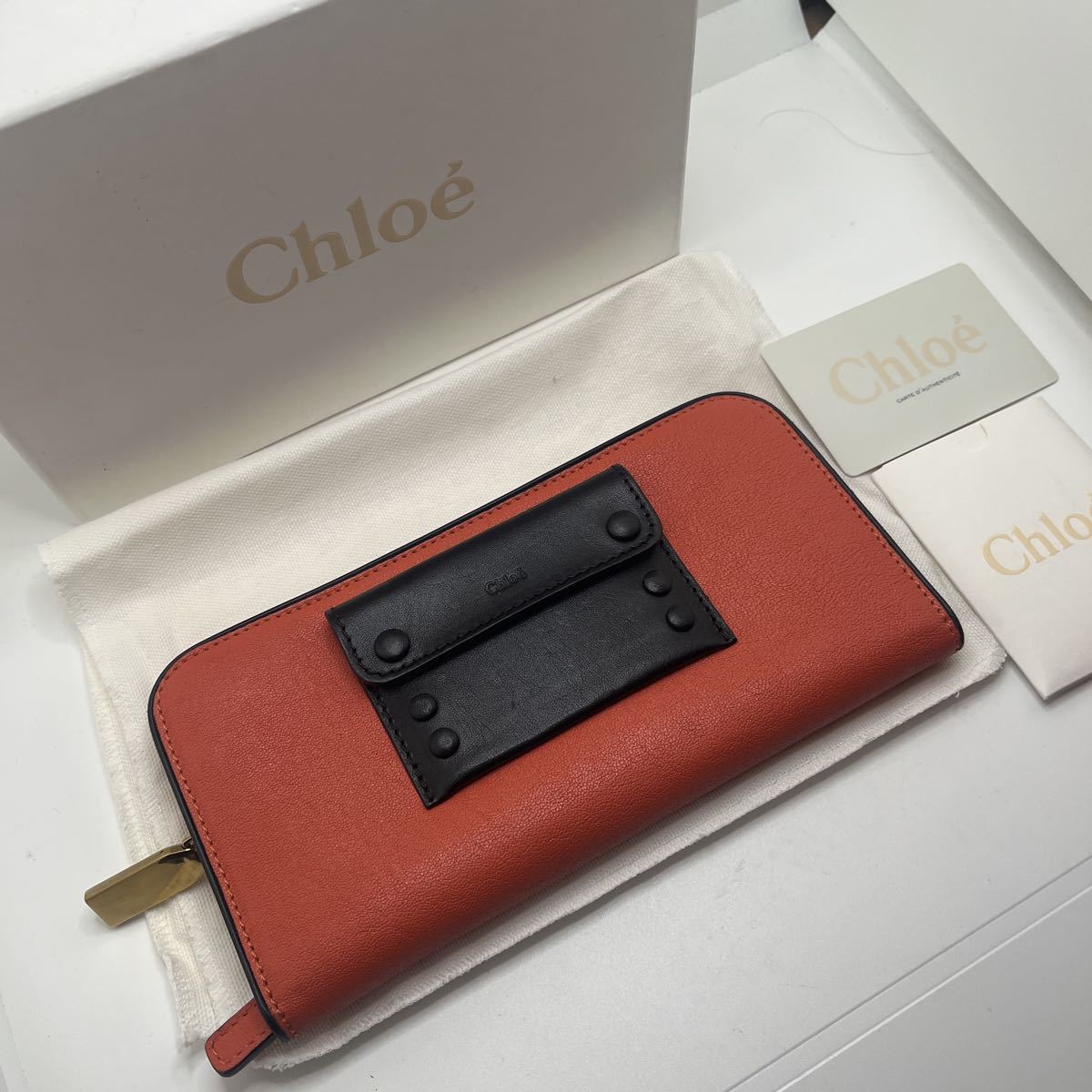 付属品付 Chloe クロエ アリス 長財布_画像1