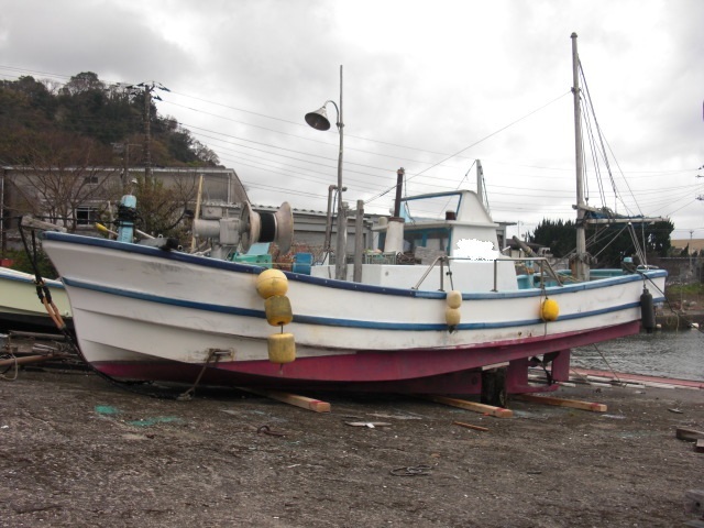 ヤフオク! - 小型刺網漁船（シャフト船）24ft