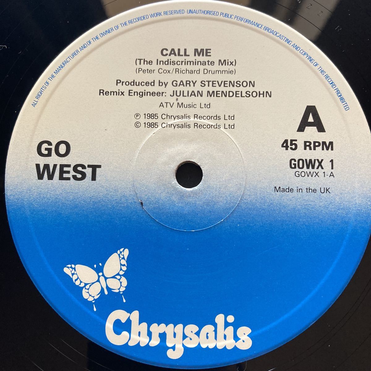 12inch GO WEST / CALL ME_画像7