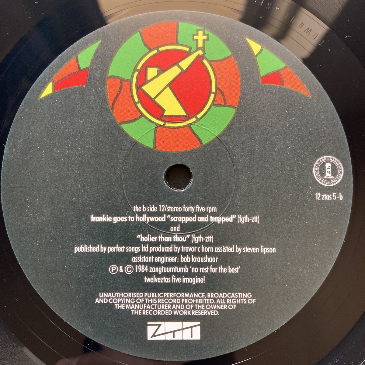 12inch FRANKIE GOES OF LOVE TO THE HOLLYWOOD POWER ロック
