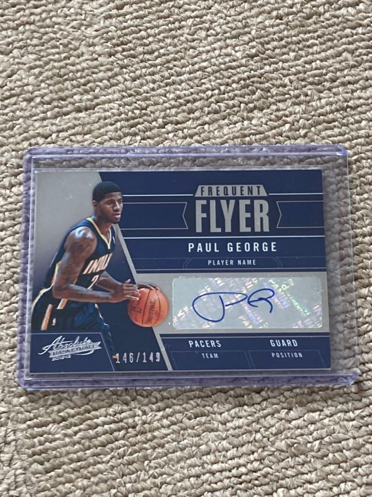 Panini NBA ABSOLUTE 2012-13 Paul George autograph 149シリ