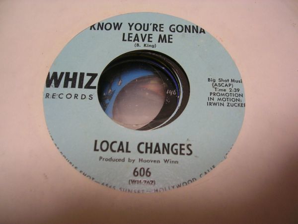 ●SOUL FUNK45●Local Changes/Know You're Gonna Leave Me_画像1