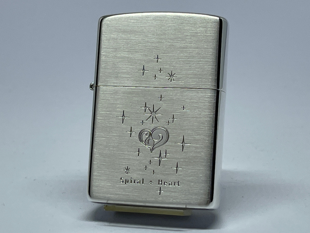 送料無料 ZIPPO[ジッポー]スパイラルハート シャイニングスター 1201S809_画像1