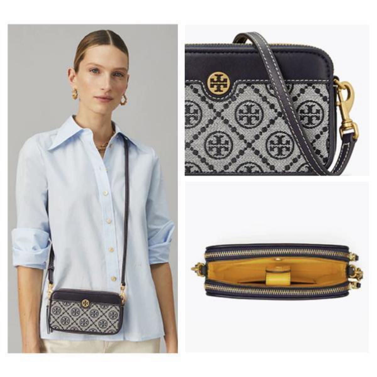 好評正規店 Tory Burch - トリーバーチ モノグラム ジャガード ダブル