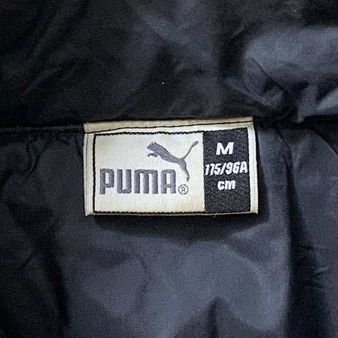 PUMA(GER)ビンテージパデッドジャケット　ブラック×レッド