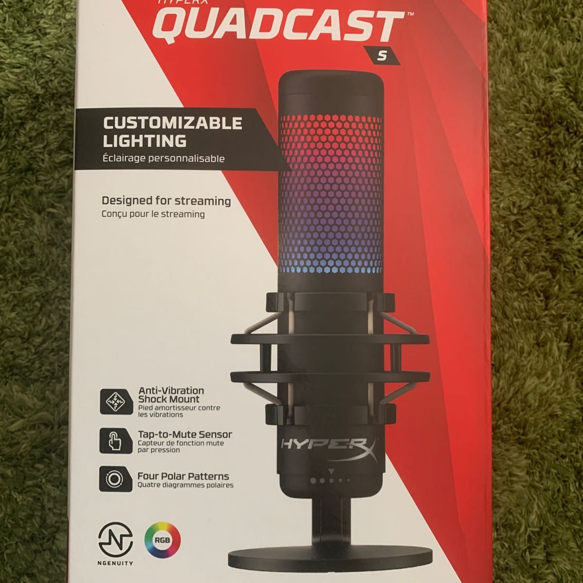 新品・未開封】 HyperX QuadCast S スタンドアロンマイク｜Yahoo