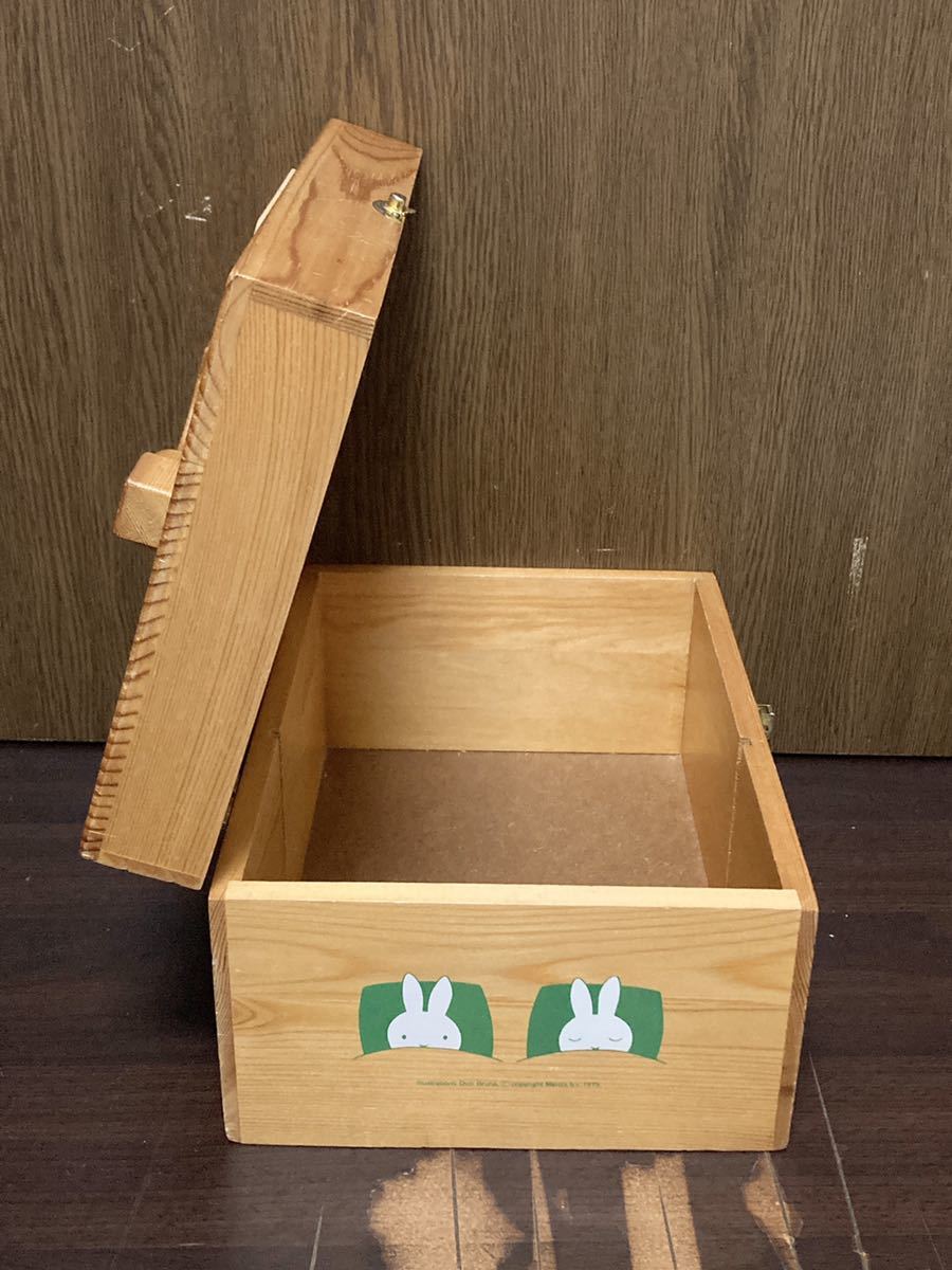 Miffy FIRST AID BOX WOOD Dick Bruna ミッフィー ファースト エイド ボックス 救急箱 くすり箱 薬箱 小物入れ 木製 天然木 備蓄 備え_画像8