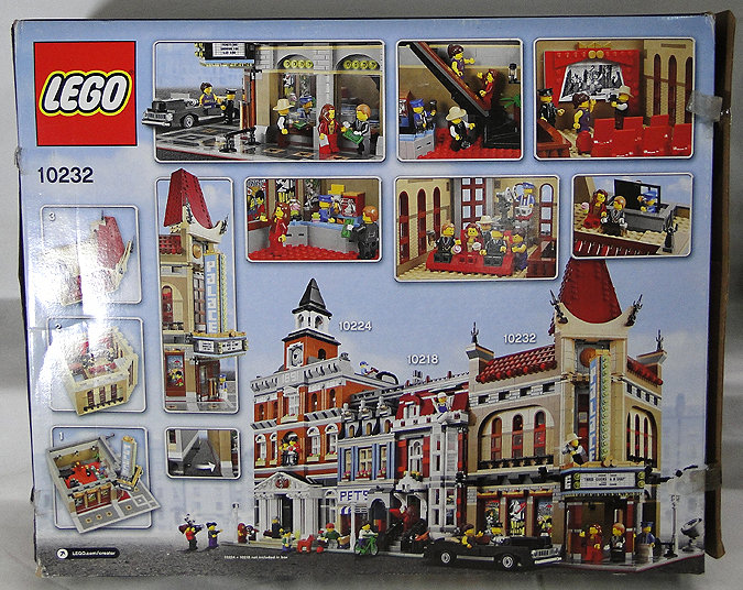 g) LEGO レゴ クリエイター パレスシネマ Creator Palace Cinema 10232 箱傷み大 開封済み ジャンク品 [50]53461_画像2