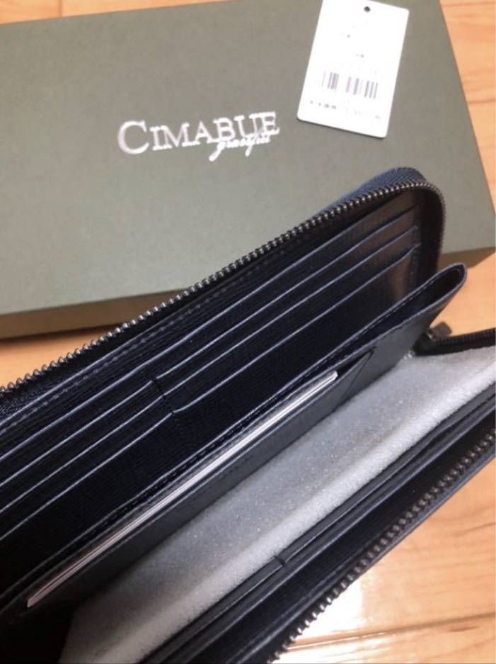 【未使用】Cimabue 長財布 ネイビー 定価31900円_画像2