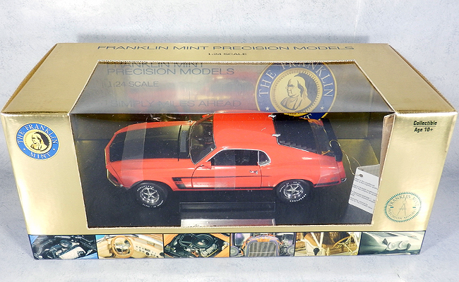 フランクリン・ミント 1969 フォード マスタング BOSS 302 1/24 Franklin Mint FORD MUSTANG BOSS 302 絶版の画像1