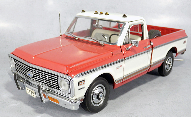 ダンバリー・ミント 1972 シボレー C10 シャイアン ＋ gmp 車載牽引トレーラー 1/24 CHEVROLET CHEYENNE セット 絶版_画像3