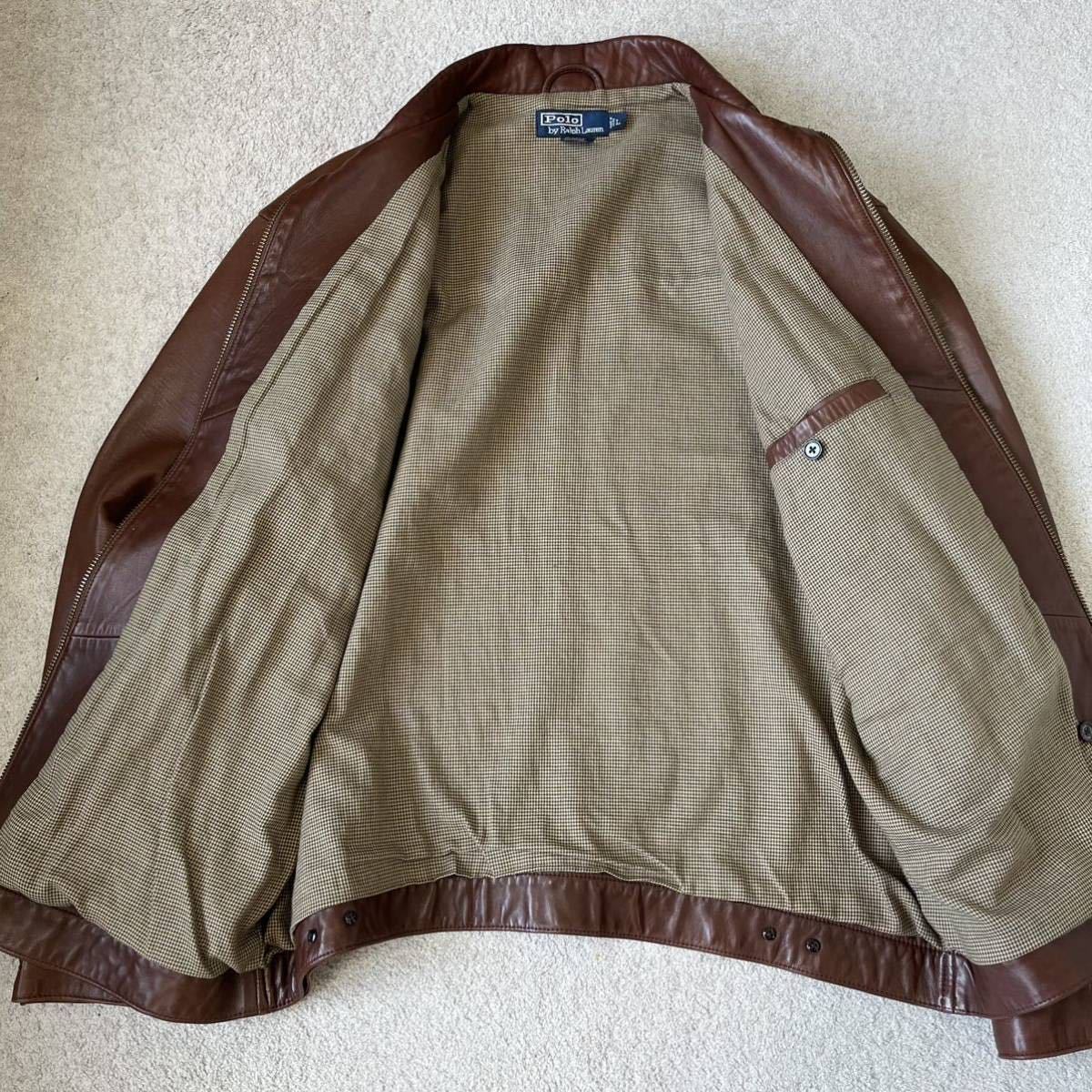 POLO RALPH LAUREN ポロ ラルフローレン レザージャケット Lサイズ