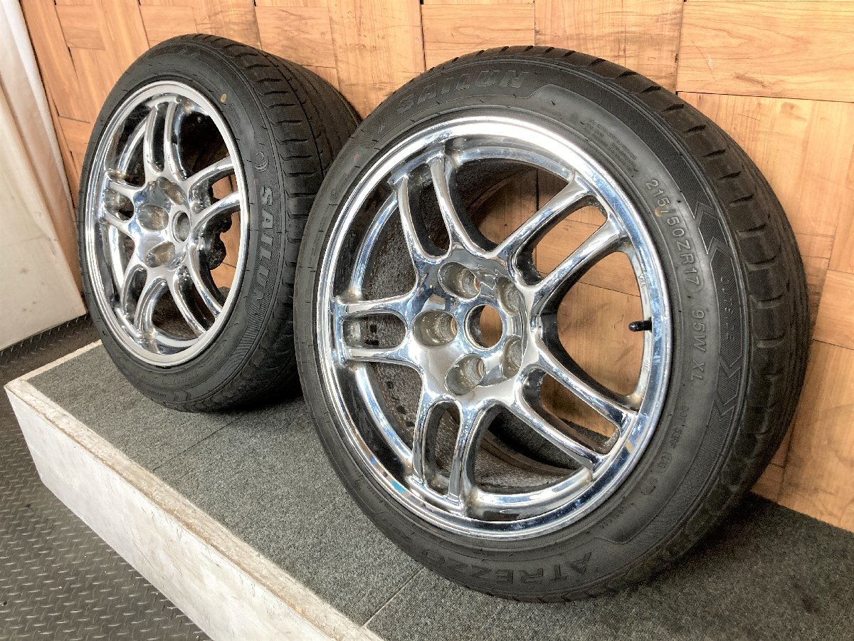 最新作国産】 R33スカイラインタイプメッキホイール4本 USeXw