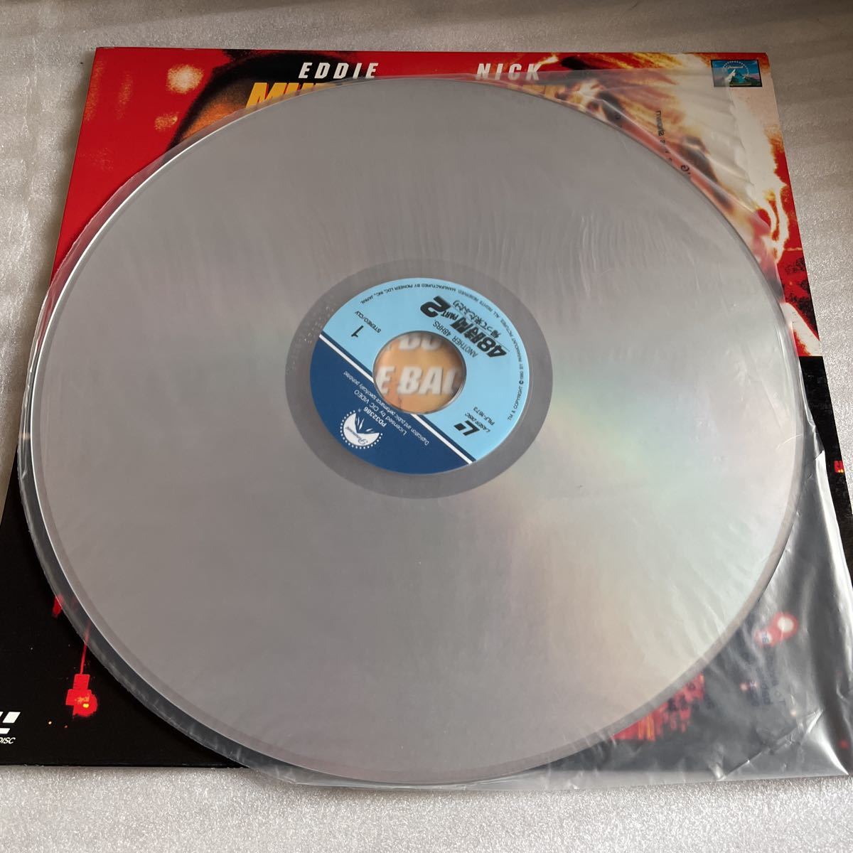 激レア 【美品】 LDディスク 48時間 PART2 ANOTHER 48 hrs. hours レーザーディスク LASER DISC コレクター コレクション 当時もの 当時物_画像3