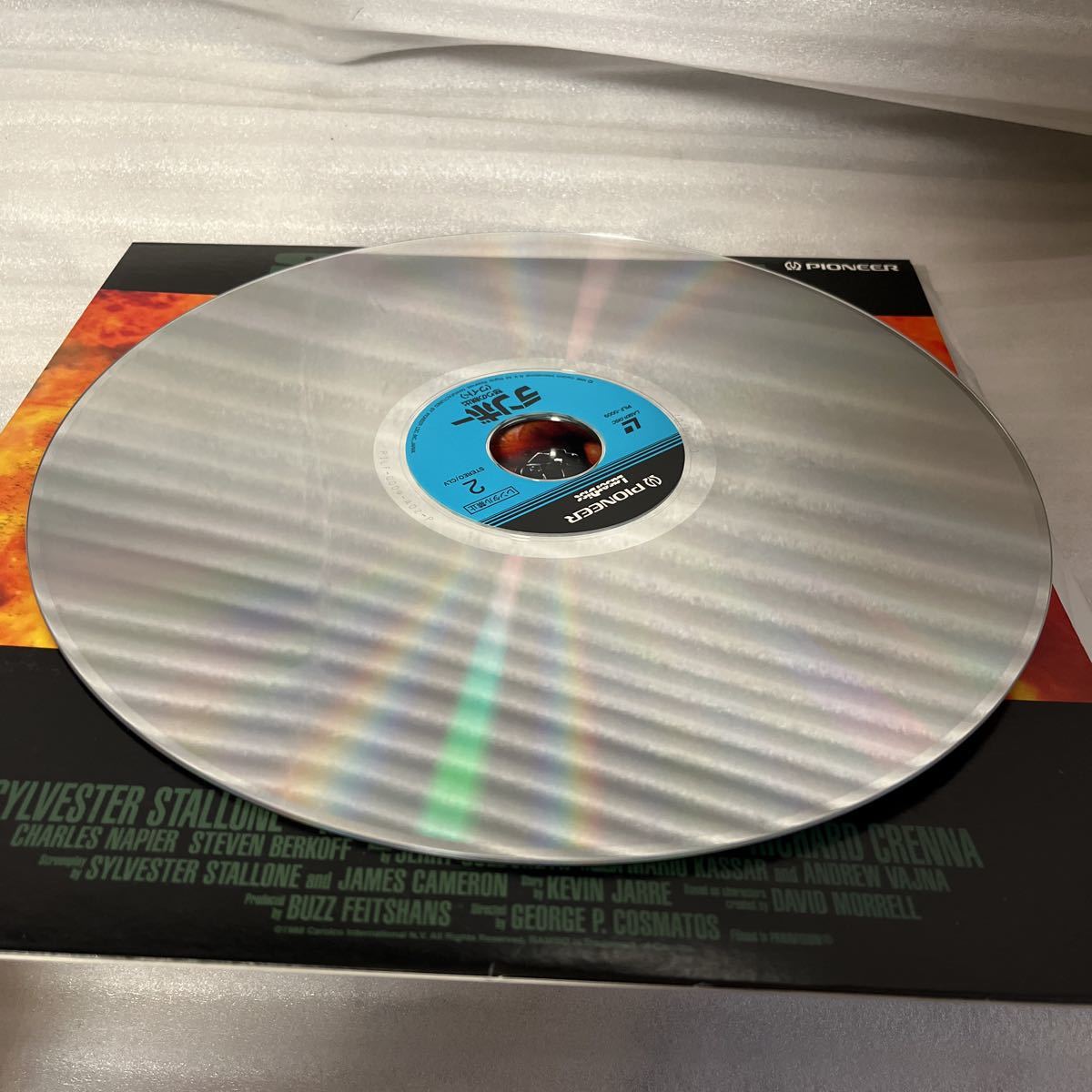 激レア 【美品】 LDディスク ランボ ー RAMBO レーザーディスク LASER DISC コレクター コレクション 当時もの 当時物の画像3
