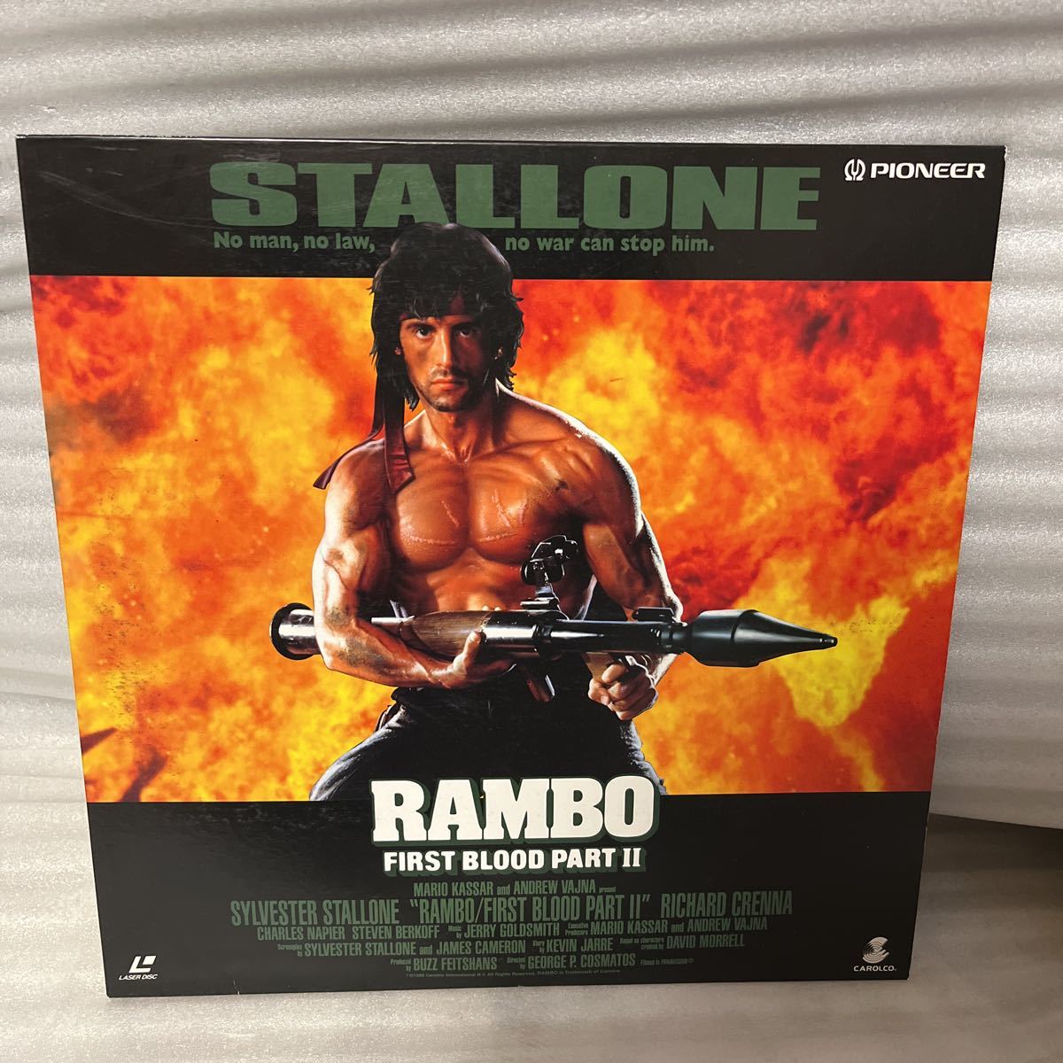 激レア 【美品】 LDディスク ランボ ー RAMBO レーザーディスク LASER DISC コレクター コレクション 当時もの 当時物の画像1