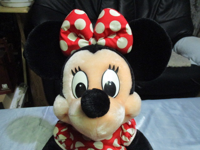 * Tokyo Disney Land * Minnie Mouse * minnie Chan * soft toy * tag attaching * character goods * Disney * interior * antique 