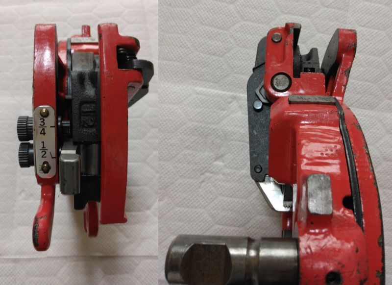REX / 自動切上ダイヘッド AD 15A-20A(1/2-3/4) チューザー付き REX / 自動切上ダイヘッド AD 15A-20A(1/2-3/4) チューザー付き