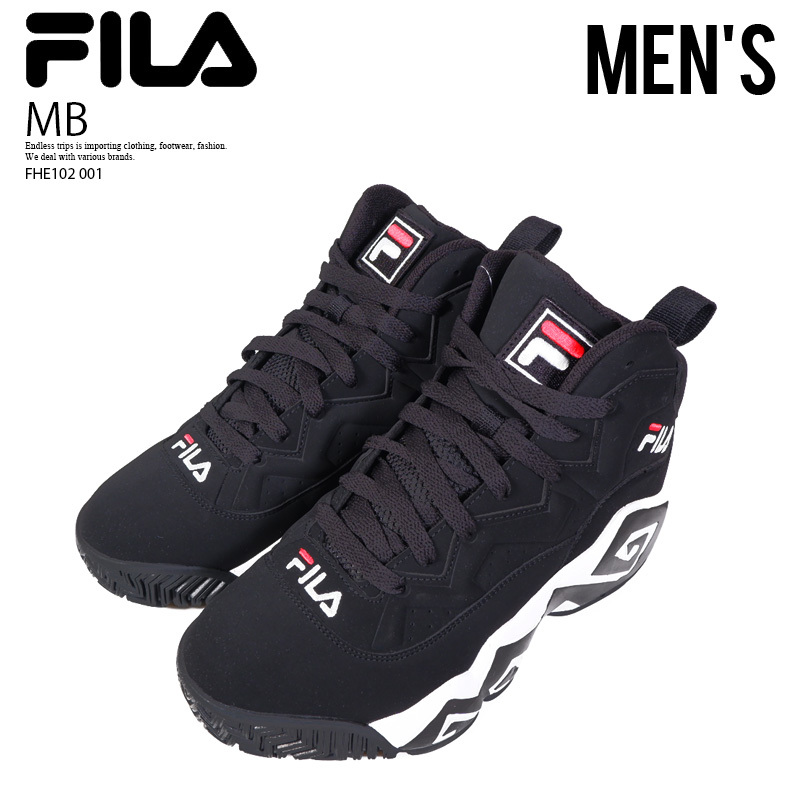 ■新品■FILA フィラ MB■27.5cm■ダッド シューズ 厚底 アグリーシューズ バッシュ マッシュバーン シグネチャー■ブラック■FHE102