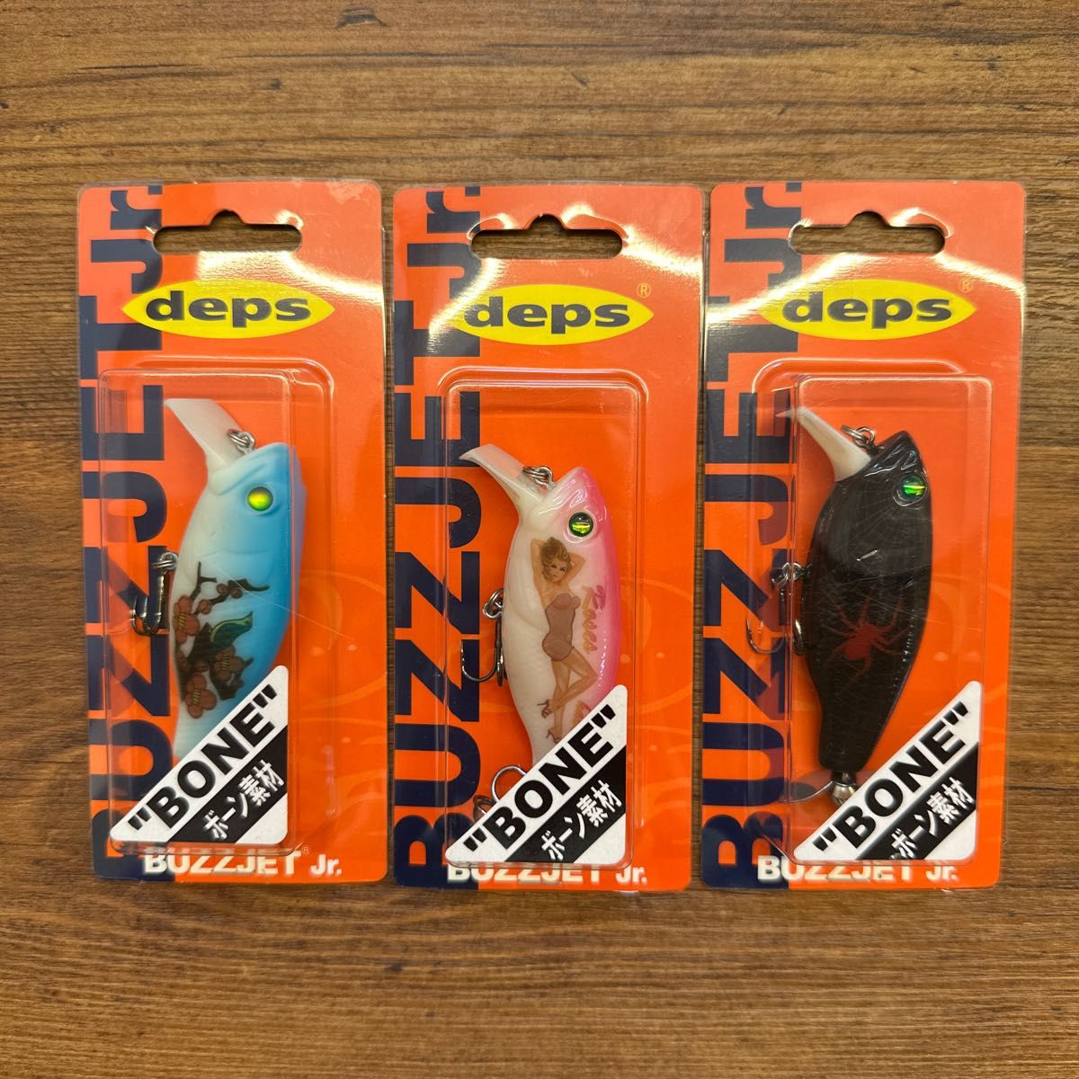 deps BUZZJET 3個 BUZZJETjr 2個 新品 未使用品 デプス バズジェットjr ボーン 限定カラー 新品3個セット deps