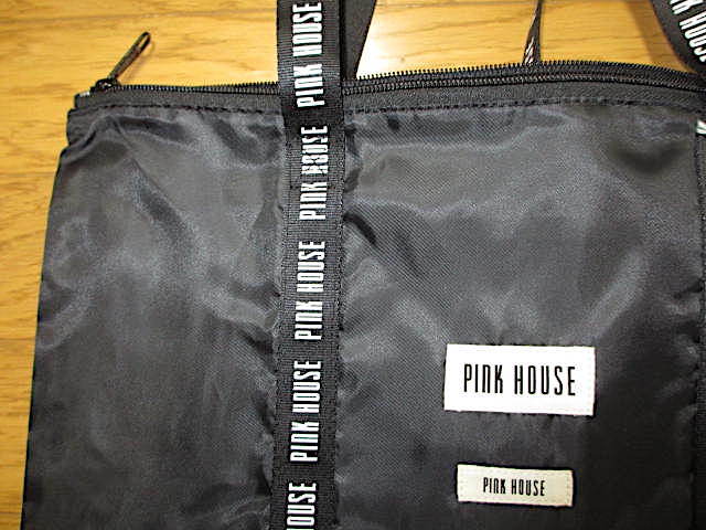  Pink House Logo лента используя нейлон большая сумка чёрный не использовался с биркой 