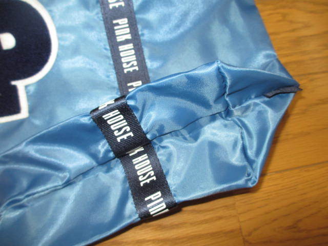  Pink House Logo лента используя нейлон большая сумка голубой не использовался с биркой 