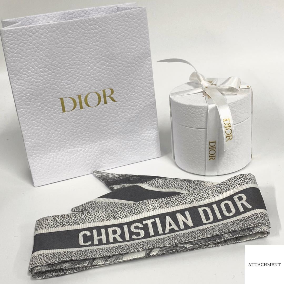 ファッション通販】 【Dior】 ディオール ミッツァスカーフ グレー