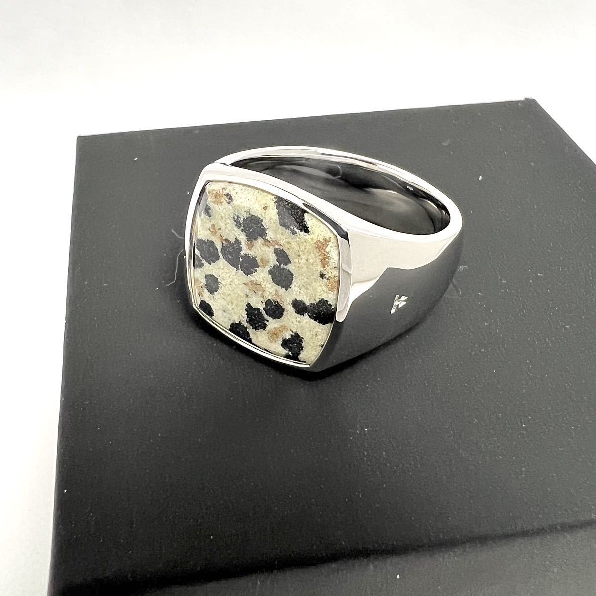 62 新品 トムウッド TOM WOOD クッション レオパード リング スクエア 指輪 シルバー Cushion LEOPARD RING  TOMWOOD トム ウッド