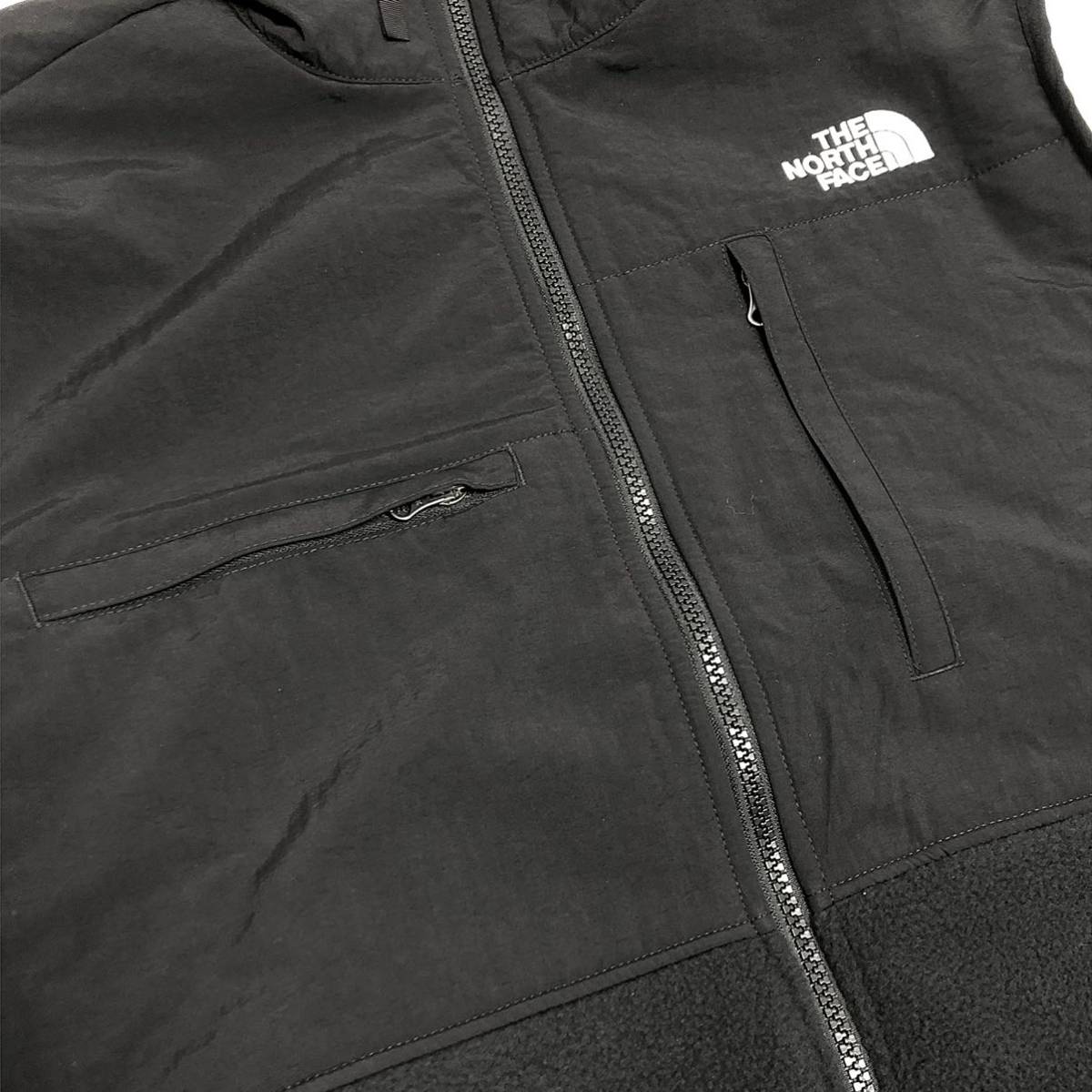 M 海外限定 ノースフェイス デナリベスト DENALIVEST フリースベスト 黒 ブラック フリース デナリ ベスト DENALI VEST インナー 日本未発