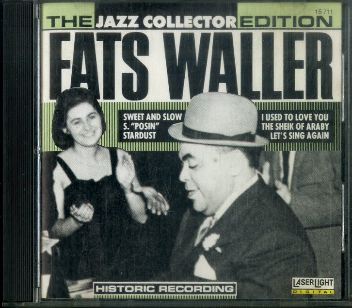 D00148114/CD/ファッツ・ウォーラー(FATS WALLER)「Fats Waller / The Jazz Collector Edition (1989年・15-711・スウィングJAZZ・ピアノの画像1
