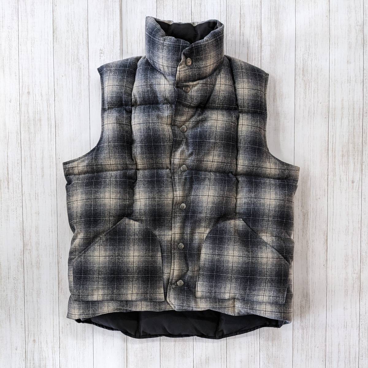 最愛 SIEERA DESIGN×PENDLETON×BEAMS/シエラデザイン×ペンドルトン×ビームス/30周年モデル/60/40×チェックリバーシブルダウンベスト シエラデザイン 最愛 SIEERA DESIGN×PENDLETON×BEAMS/シエラデザイン×ペンドルトン×ビームス/30周年モデル/60/40×チェックリバーシブルダウンベスト シエラデザイン