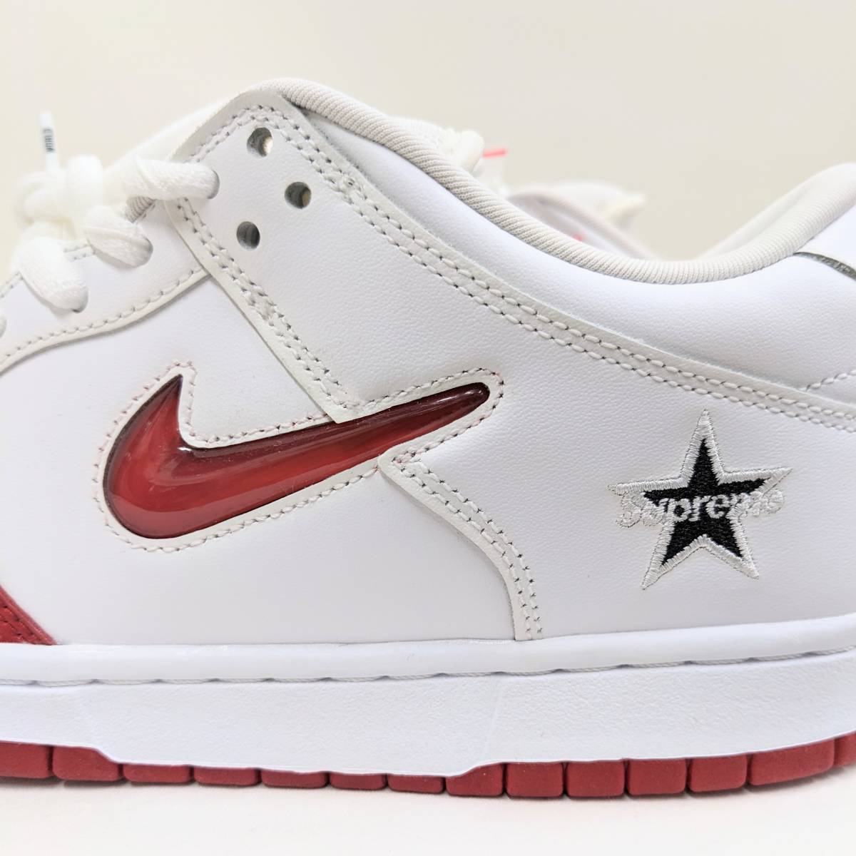 Supreme×NIKE/シュプリーム×ナイキ/DUNK LOW VARSITY RED / WHITE/ダンク ロー/スニーカー/SIZE28cm/新品タグ・箱付き_画像10