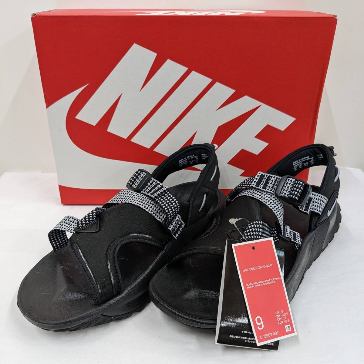 NIKE/ナイキ/ONEONTA SANDAL/オニオンタサンダル/SIZE27cm/新品タグ・箱付き/ウェビングシステム/高耐久性・軽量_画像1