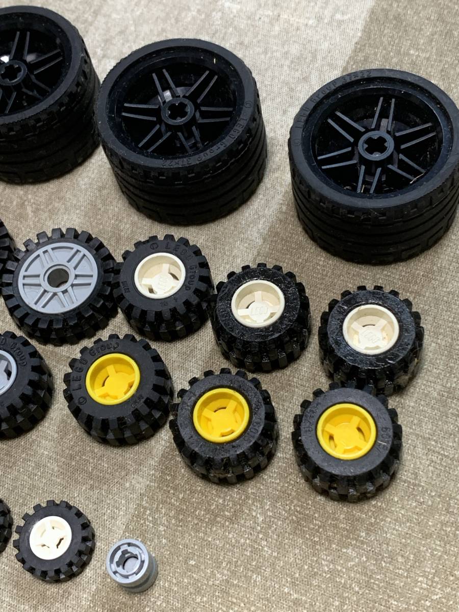 即決　送料無料　LEGO レゴ ブロック　パーツ 特殊パーツ　タイヤ　自動車　大量　_画像3