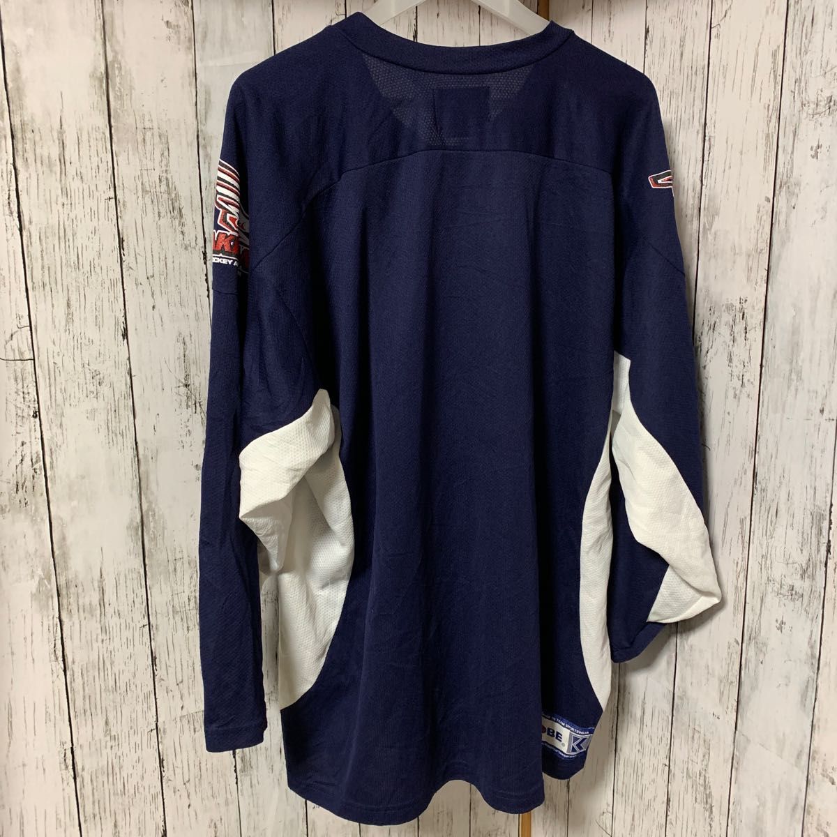 NHL ゲームシャツ　アイスホッケー　ユニホーム　オーバーサイズ　ゆったり　古着