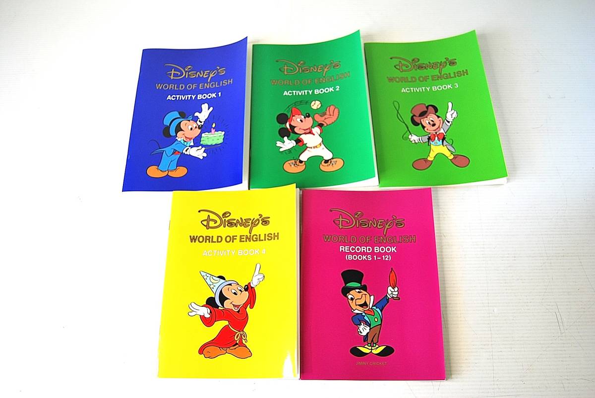 WORLD English English teaching material Disney * cassette * TALKALONG CARD other 