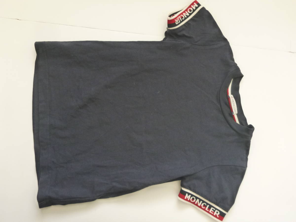 美品 MONCLER モンクレール ★キッズ　　紺　半袖　Tシャツ　 6（116）　120相当_画像3