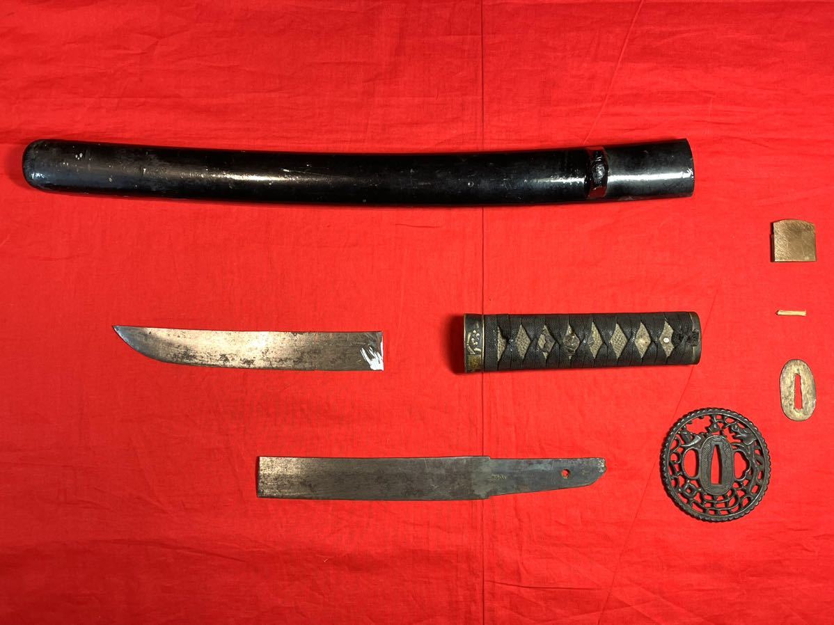 残欠 日本刀残欠 残欠 合法サイズ カスタムナイフ ペーパーナイフ 短刀