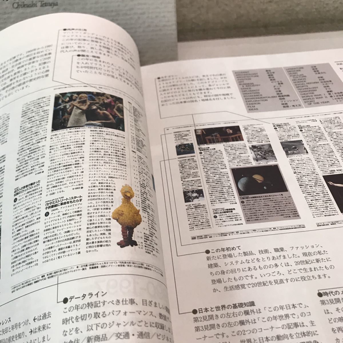 V04▲ OUR TIMES 20世紀　一冊100年　筑紫哲也/監修　角川書店編集部/編　1998年10月発行　角川書店　美本　送料無料 230322 _画像5