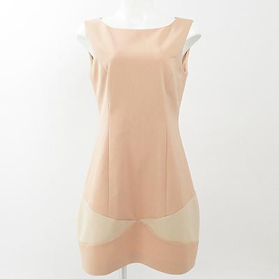 フォクシー ニューヨーク FOXEY ピンク ノースリ ワンピース 40 ...
