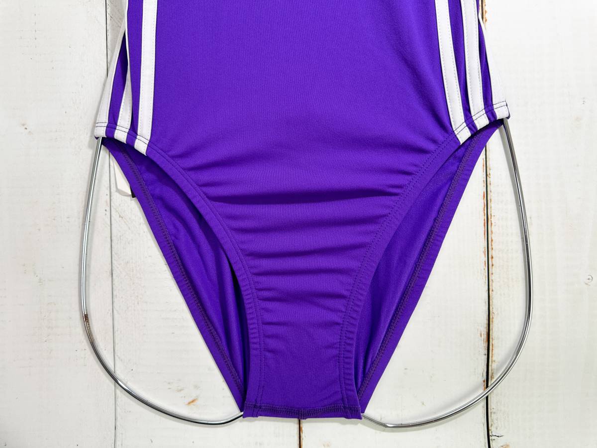 【即決】adidas アディダス 女性用 ワンピース 競泳水着 PURPLE 海外28_画像4