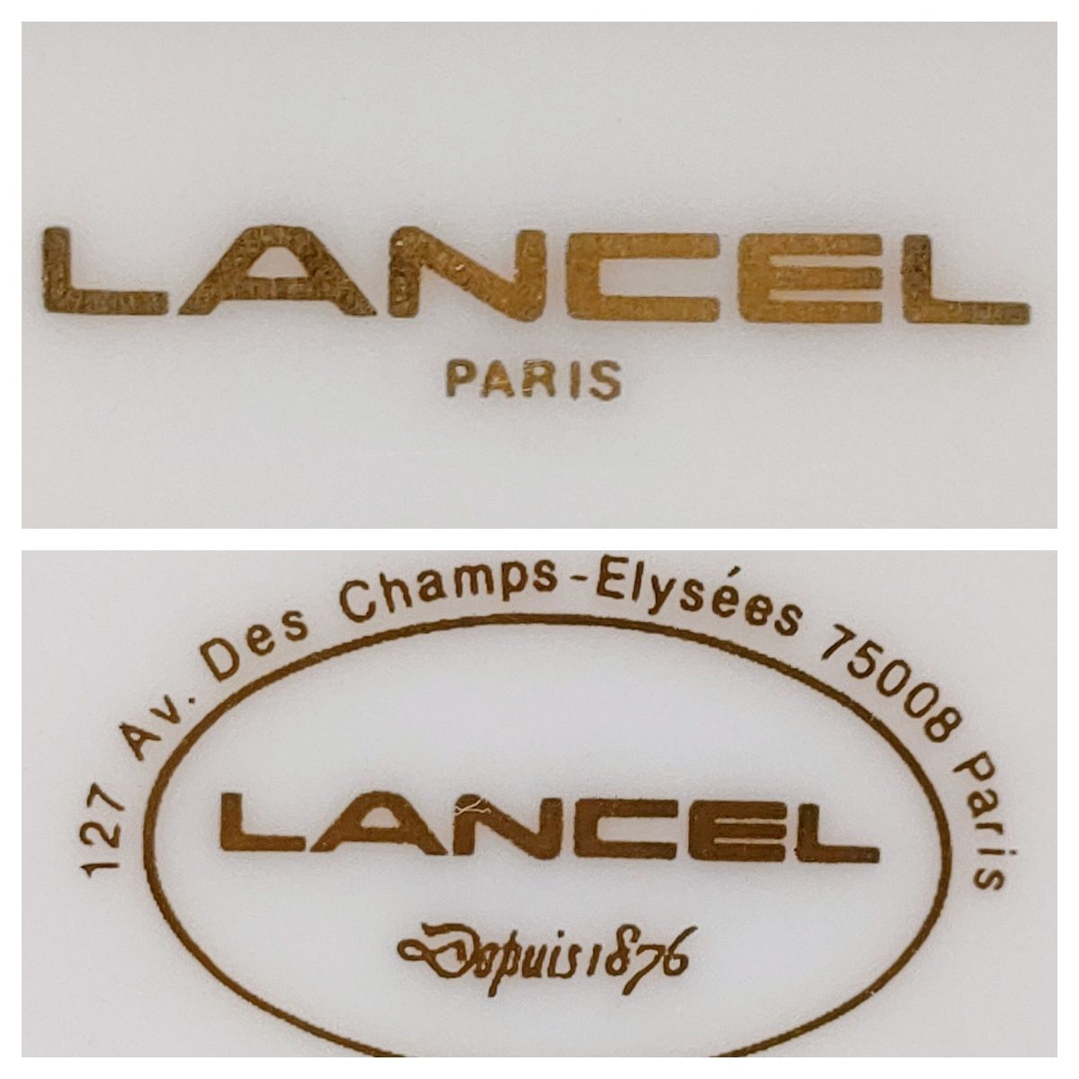 ランセル LANCEL PARIS　カップ＆ソーサー ２客 コーヒーカップ ティーカップ 【9482_画像10