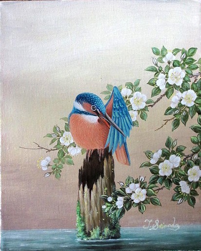 銀座販売ヤフオク! - 油彩画 洋画 (油絵額縁付きで納品対応可) F3号