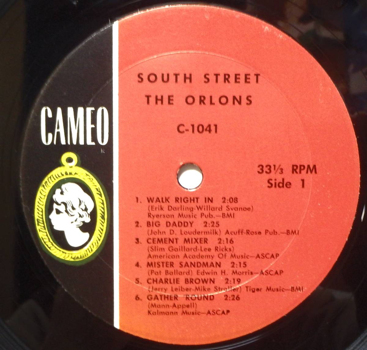 【BW040】THE ORLONS「South Street By The Orlons」, 63 US mono Original　★ドゥーワップ/R&B_画像4