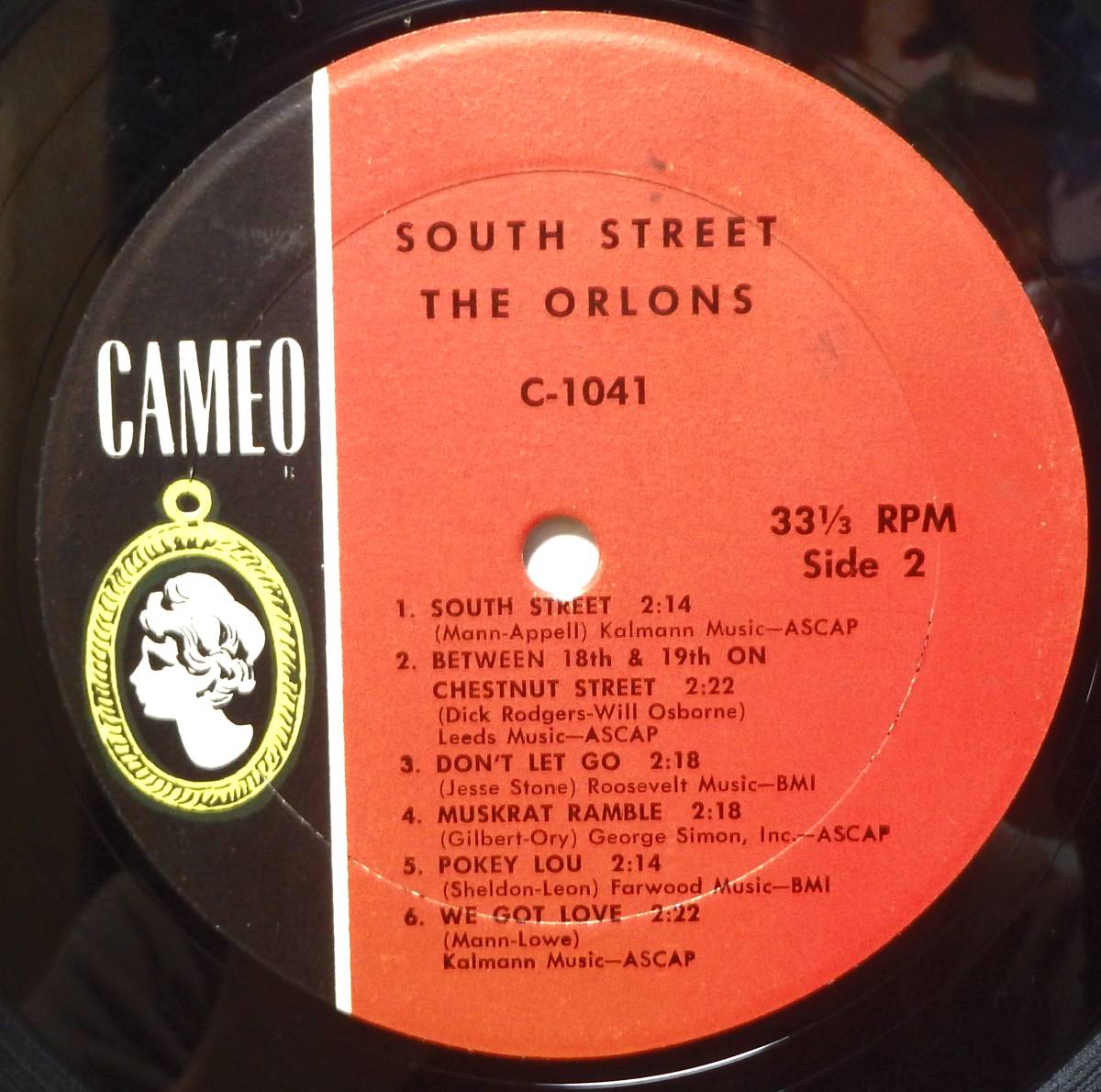 【BW040】THE ORLONS「South Street By The Orlons」, 63 US mono Original　★ドゥーワップ/R&B_画像5