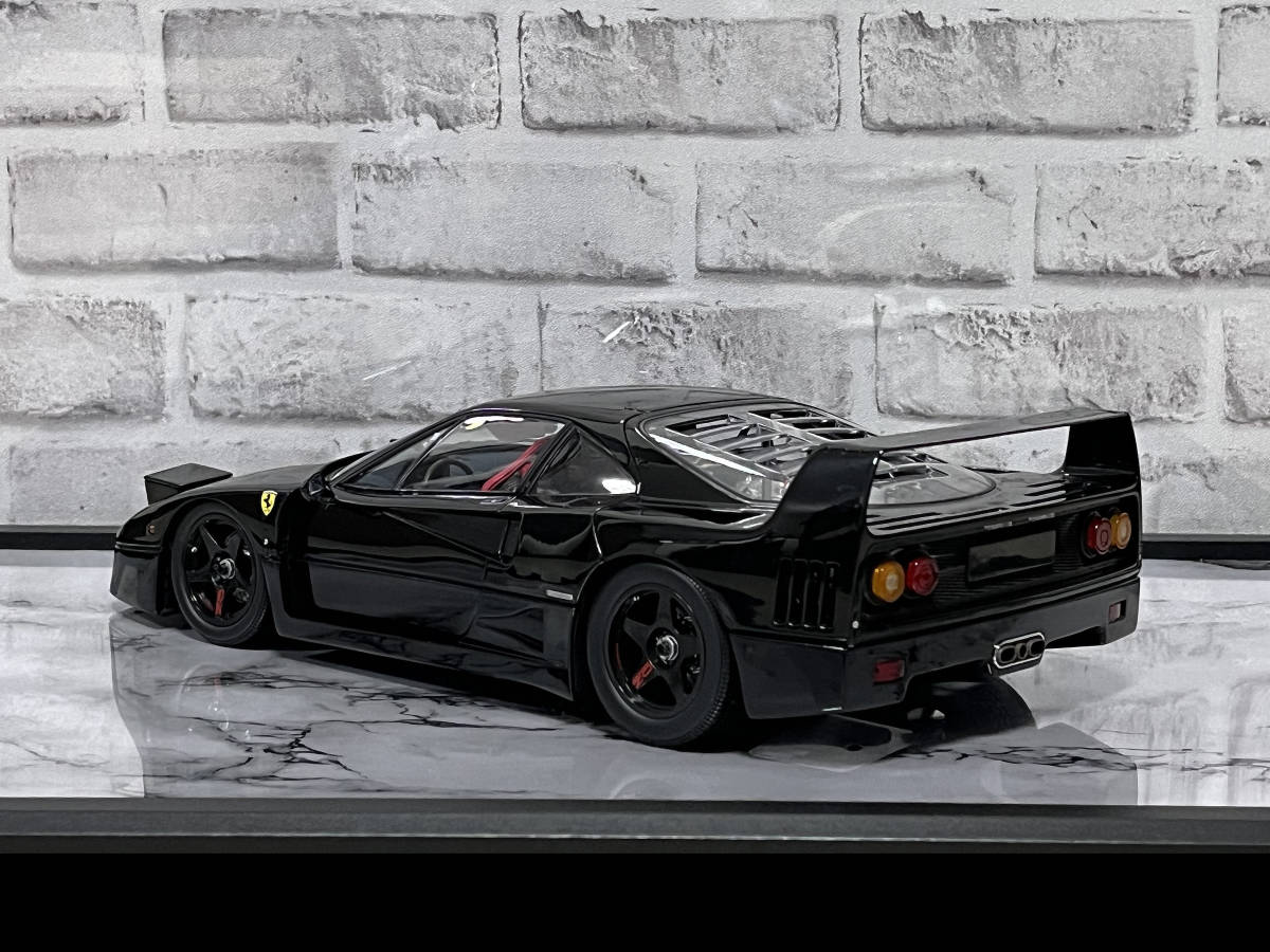  【KYOSHO】1/12 DIE-CAST CAR SERIES Ferrari F40 (BLACK) 京商 ダイキャストカー シリーズ フェラーリ F40 (ブラック) 限定500台の画像3